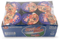 Nongshim Bowl Noodle Soup, Hot & Spicy Beef Flavor - A&E Foodstore