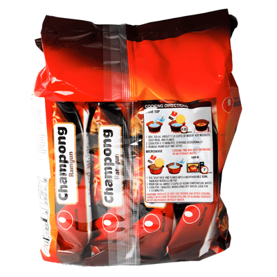 [NONGSHIM] Champong Ramyun - 4 x 124 g - A&E Foodstore