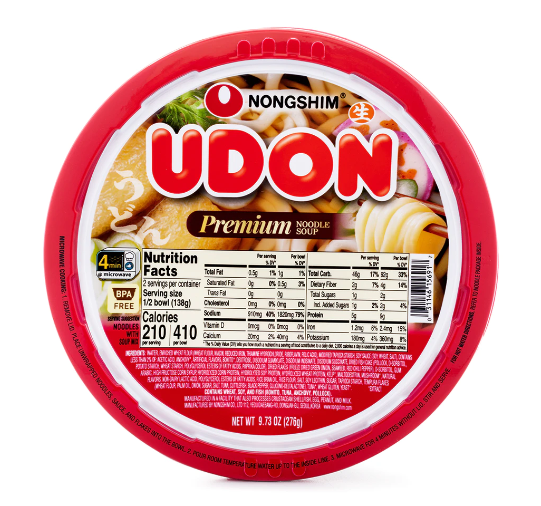 Nongshim Fresh Udon Bowl - A&E Foodstore