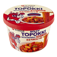 [Nongshim] Holey Topokki Cup Spicy Flavor - 4.52oz - A&E Foodstore