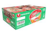 Nongshim Kimchi Instant Ramen Noodle Bowl Soup Mix, Korean Ramyun with Veggies, Microwaveable - A&E Foodstore