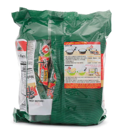 Nongshim Premium Shin Green Mushroom and Fried Tofu Ramen - A&E Foodstore