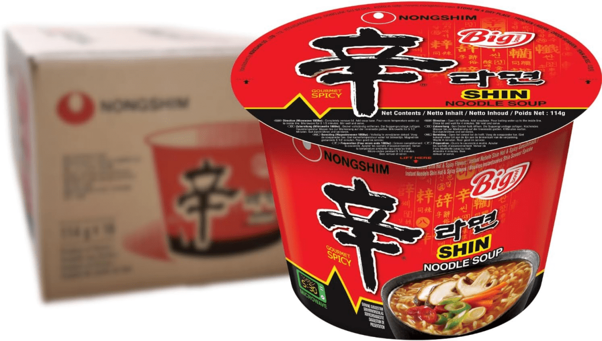 Nongshim Shin Big Bowl Noodle Ramyun 114g - A&E Foodstore
