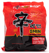 Nongshim Shin Ramen Noodle Soup 4pk 480 g - A&E Foodstore