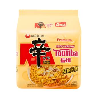 [NONGSHIM] Shin Ramyun Toomba 4 Packs - 548g - A&E Foodstore