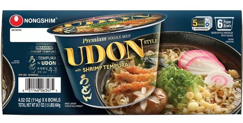 Nongshim Shrimp Tempura Udon Big Bowl - A&E Foodstore