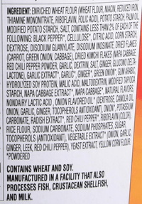 Nongshim Soon Kimchi Instant Vegan Ramen Noodle Soup Mix Real Kimchi Flakes - A&E Foodstore