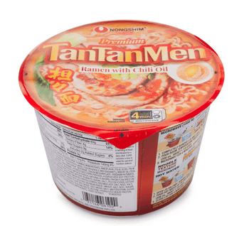 Nongshim Tantanmen Premium Noodle Soup Bowl, Ramen w/ Chili Oil - A&E Foodstore