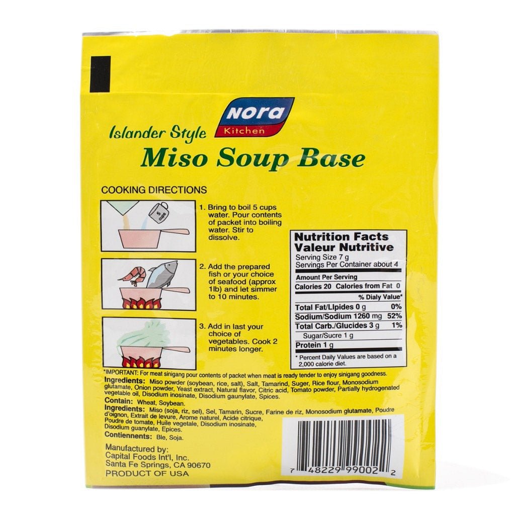Nora Kitchen Miso Soup Base Mix 1.05oz - A&E Foodstore
