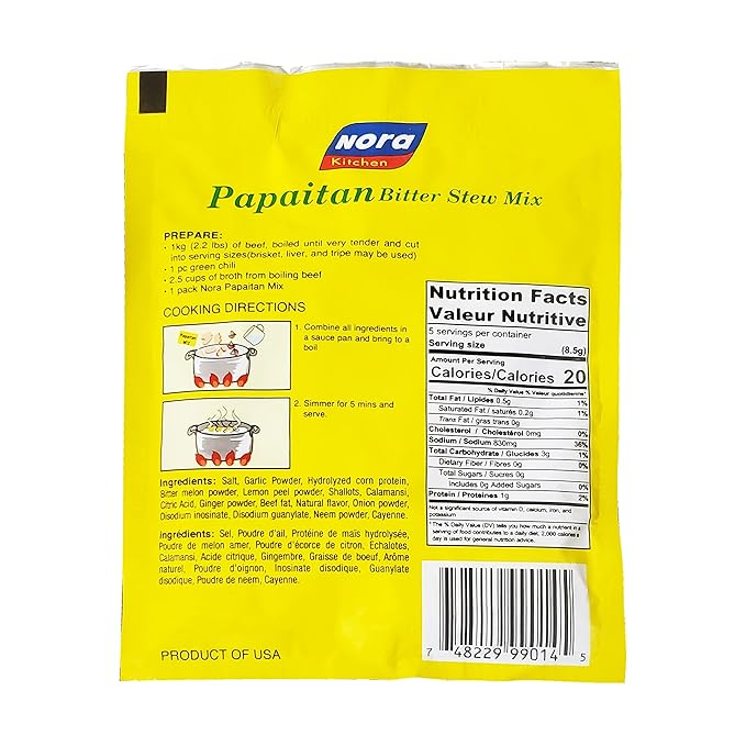 Nora Kitchen Papaitan Bitter Stew Mix 1.48oz - A&E Foodstore