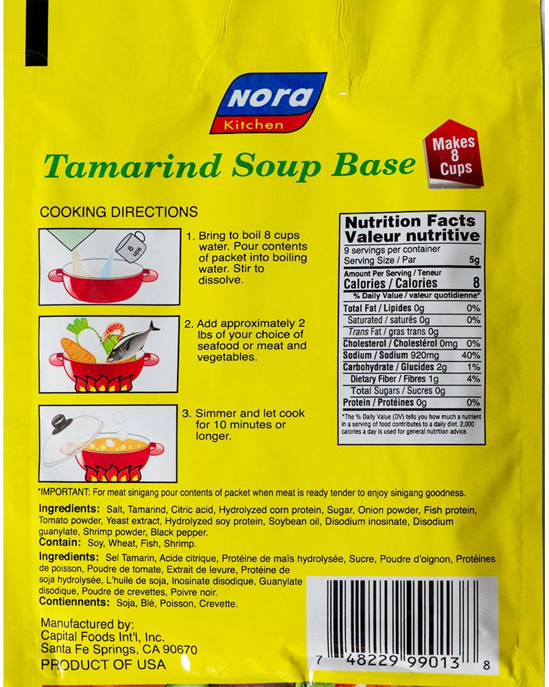 Nora Kitchen Tamarind Soup Base (Sinigang Sa Sampalok Mix) 1.55oz - A&E Foodstore
