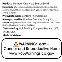 Number One No.1 Energy Drink - A&E Foodstore