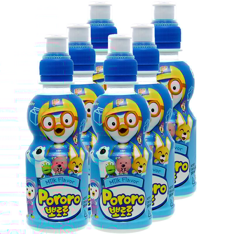 Paldo Pororo Milk Flavor Drink 7.95 oz