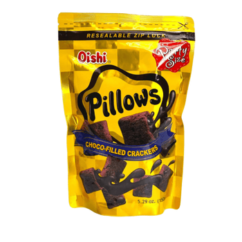 Oishi Choco Pillows Crackers 150g - A&E Foodstore