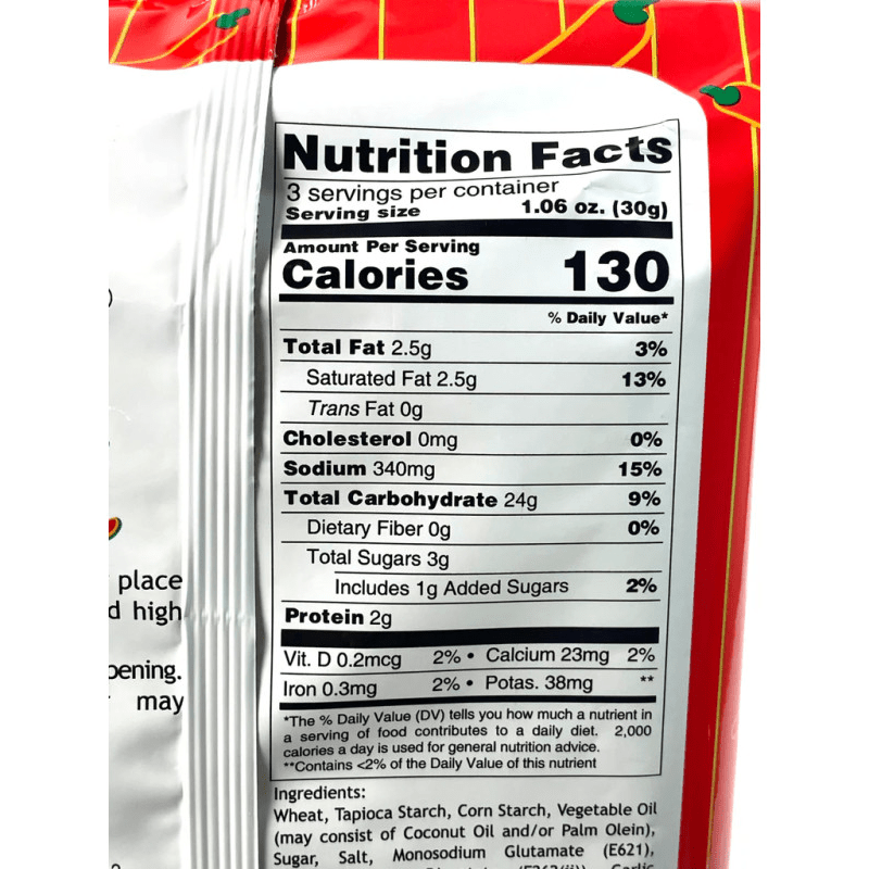 Oishi Prawn Crackers Spicy Flavor 90g - A&E Foodstore