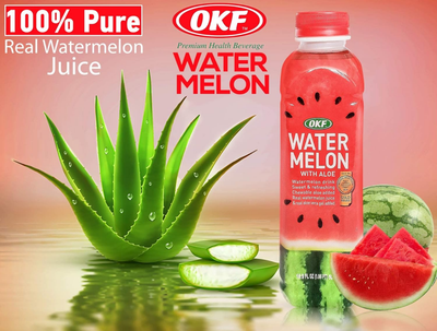 OKF Watermelon With Aloe 500ml - A&E Foodstore