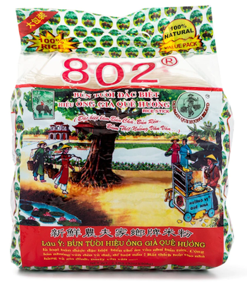 Oldman Que Huong Brand 802 Rice Stick 2 lb - A&E Foodstore