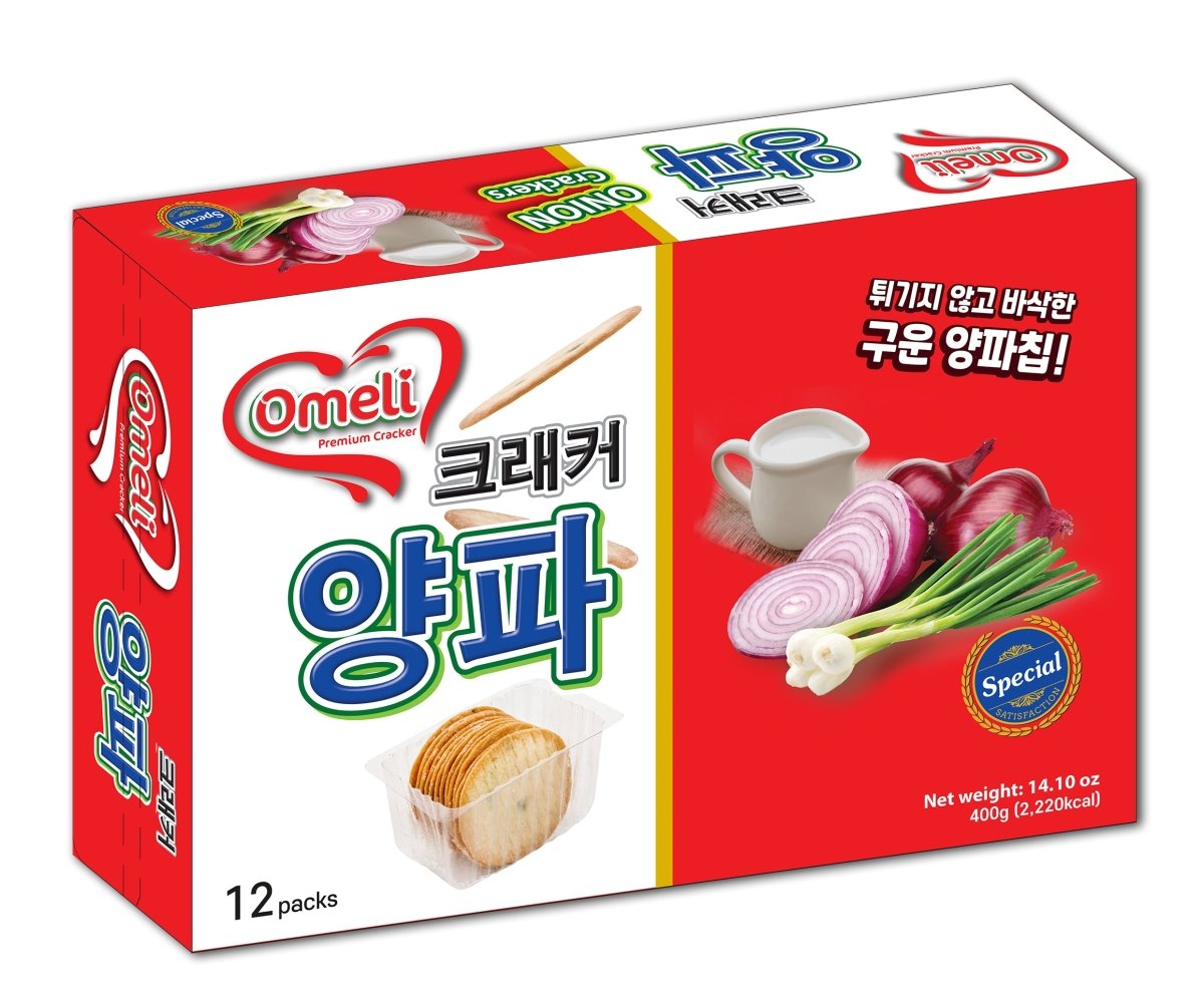 [OMELI] Onion Cracker - 14.10oz - A&E Foodstore