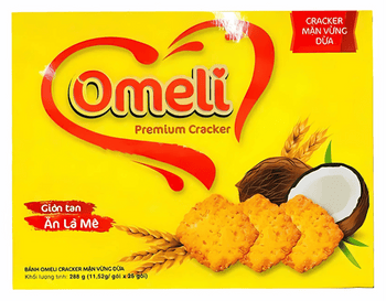 Omeli Sesame Coconut Cracker 288g - A&E Foodstore