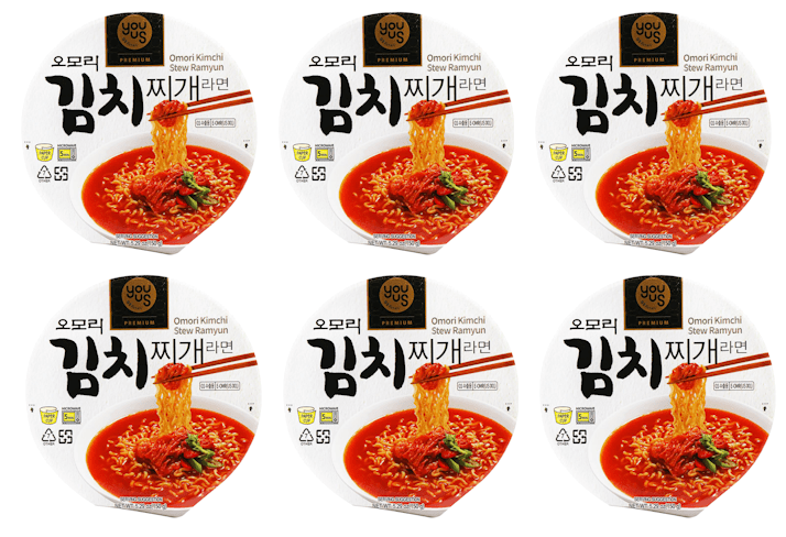 Omori Kimchi Stew Cup Ramen 150g - A&E Foodstore