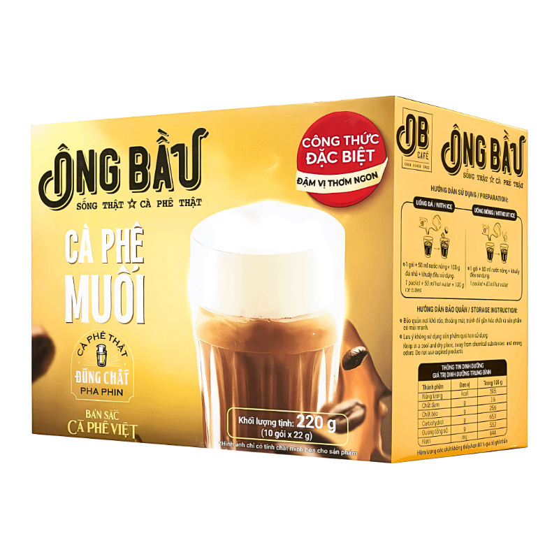 [ONG BAU] Instant Salt Coffee - 220g - A&E Foodstore