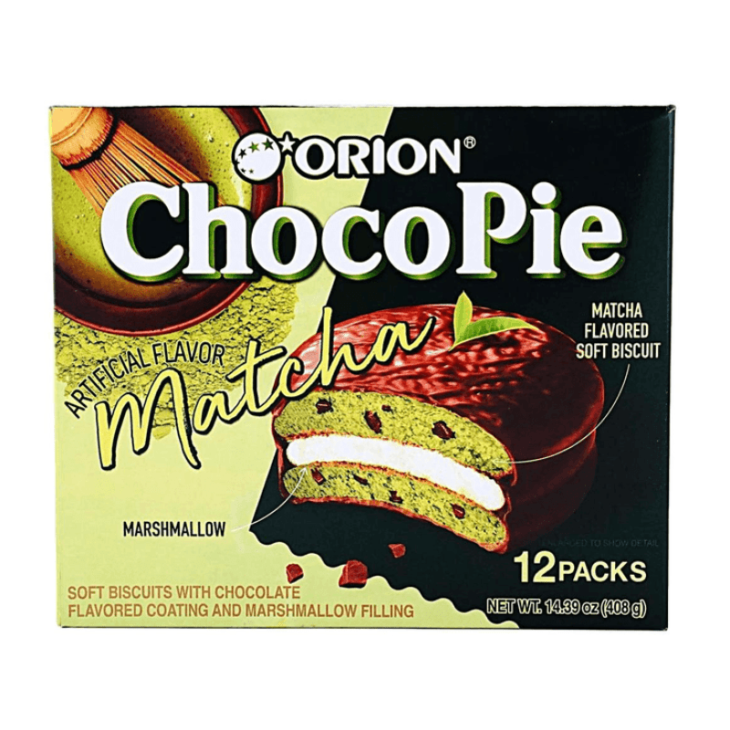 [ORION] ChocoPie Matcha - 408g - A&E Foodstore