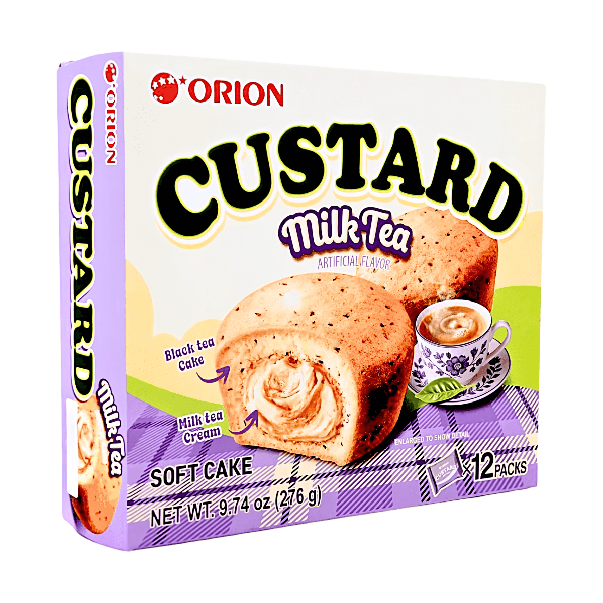 [ORION] Custard Cake Milk Tea - 9.74oz - A&E Foodstore