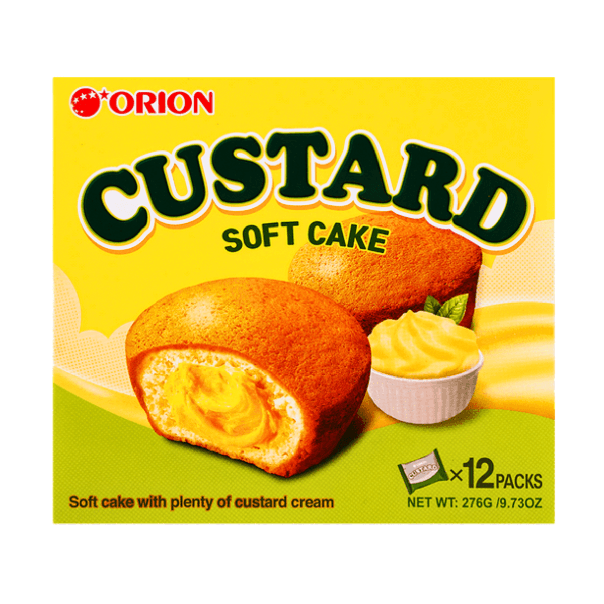 Orion Custard Soft Cake 9.73oz - A&E Foodstore