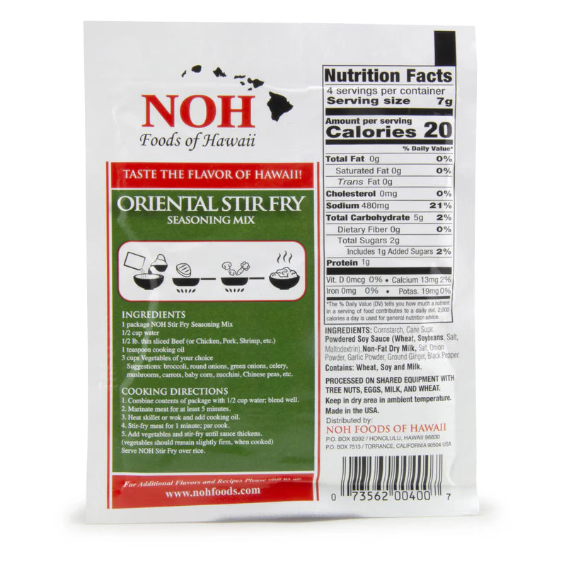 NOH Oriental Stir Fry Seasoning Mix 1 oz