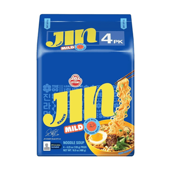 [Ottogi] Jin Ramen Mild - 4 x 120 g