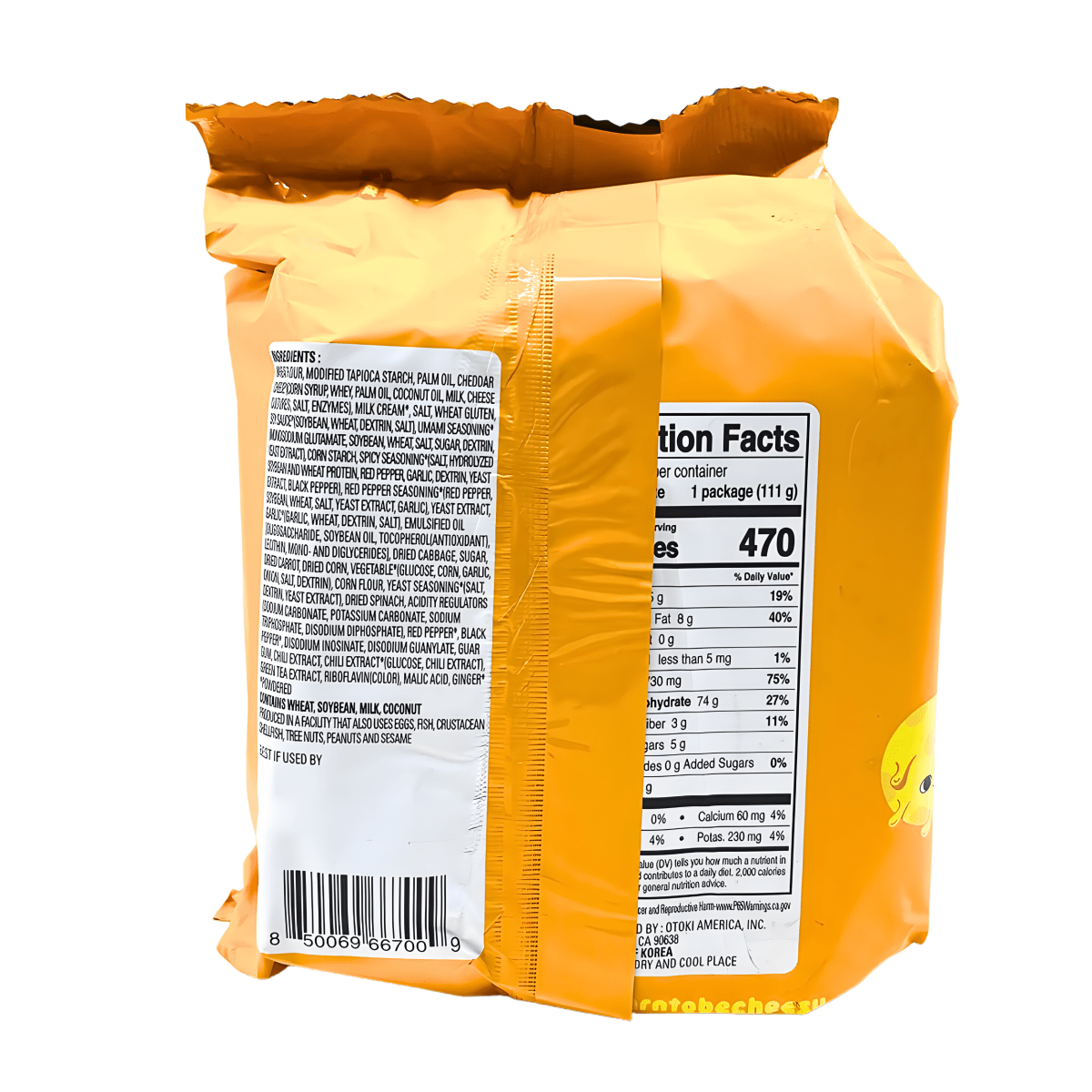 [OTOKI] Stir - Fry Cheesy Ramen Cheddar - 15.7oz - A&E Foodstore
