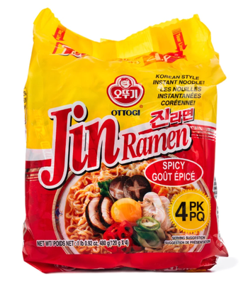 Ottogi Jin Spicy Ramen - A&E Foodstore