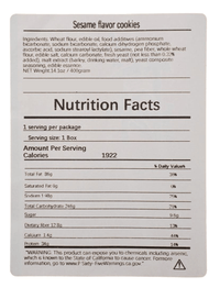 Pacific Sesame Crackers 400g - A&E Foodstore