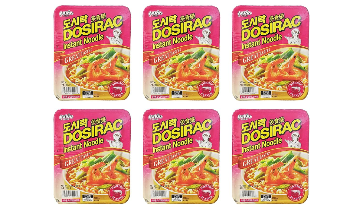 Paldo Dosirac Oriental Style Instant Ramen Noodle Soup Shrimp Flavor - A&E Foodstore