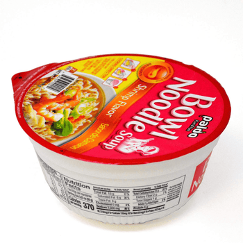 Paldo Fun & Yum Instant Cup Noodle Soup Bowl with Seafood Shrimp Flavored Broth - A&E Foodstore
