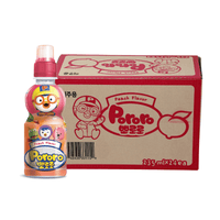 Paldo Fun & Yum Pororo Kids Peach Flavor Drink 7.95 oz - A&E Foodstore