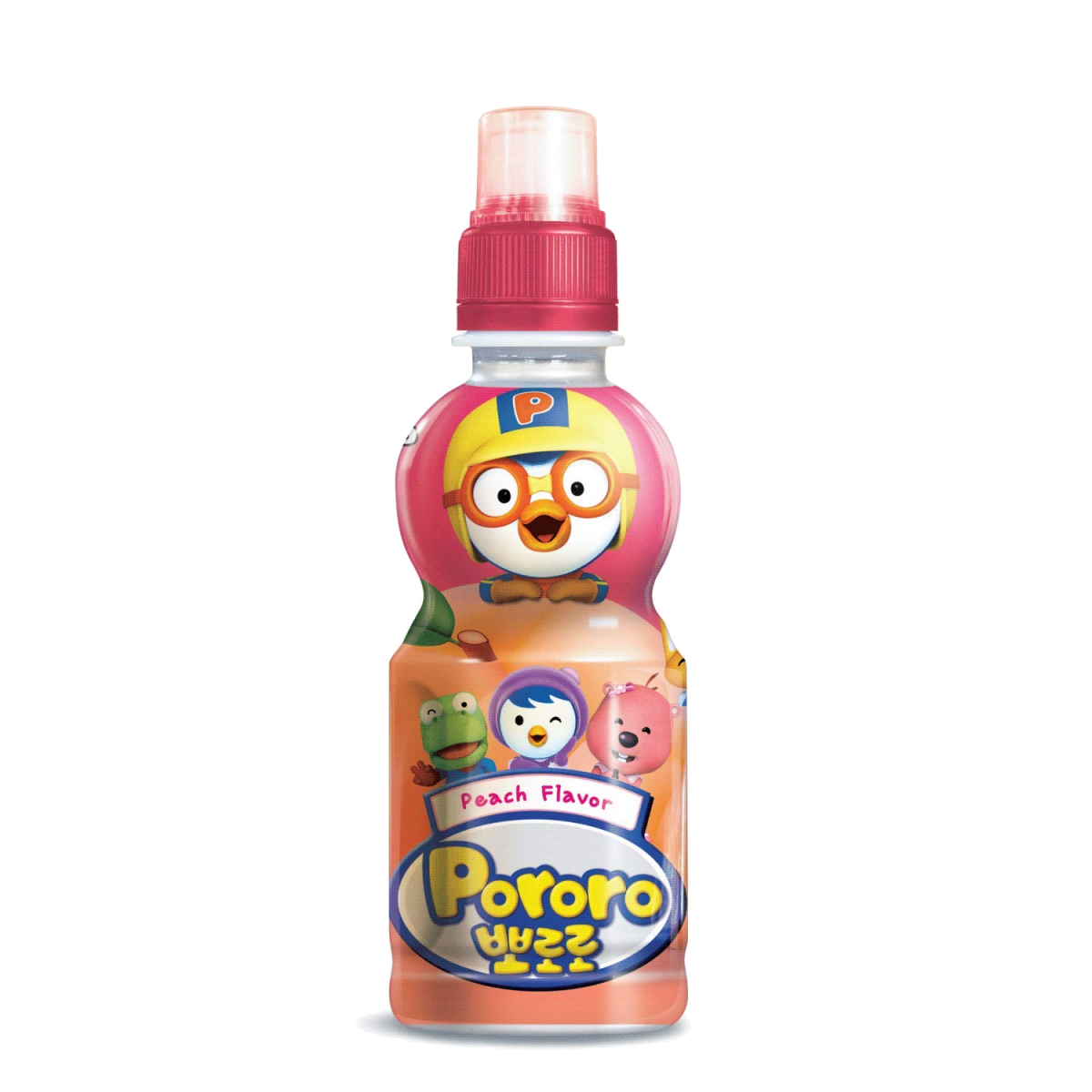 Paldo Fun & Yum Pororo Kids Peach Flavor Drink 7.95 oz - A&E Foodstore