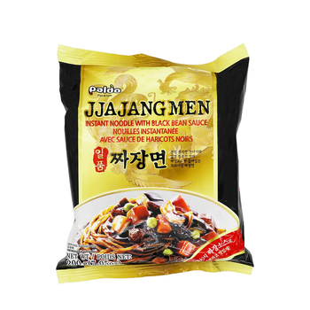Paldo Jjajangmen Instant Noodle with Black Bean Sauce - A&E Foodstore
