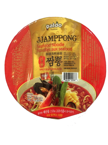 Paldo Jjamppong Seafood Noodle Bowl - A&E Foodstore