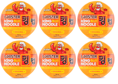 Paldo King Noodle Cup, Lobster Flavor - A&E Foodstore