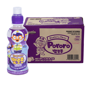Paldo Pororo Blueberry Flavor Drink 7.95 oz - A&E Foodstore