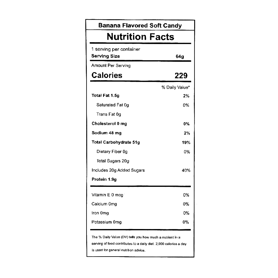 Panda Kid Banana Milk Jelly Gummy Candy 2.25oz - A&E Foodstore