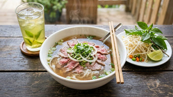 Phở Bò Combo - Vietnamese Beef Pho Kit + Drink