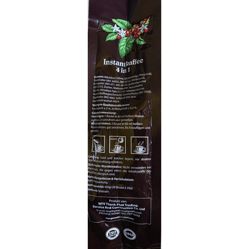 [Pho Xua] Himalayan Salt Coffee 4 in 1 – 14.11 oz - A&E Foodstore