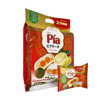 [PHUC AN] Pia Cake 2 SaltedEgg (MungBean, Durian) - 21 oz - A&E Foodstore