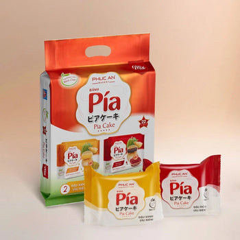 [PHUC AN] Pia Cake Mix (Mung - Red - Durian - Veggie) - 14 oz - A&E Foodstore