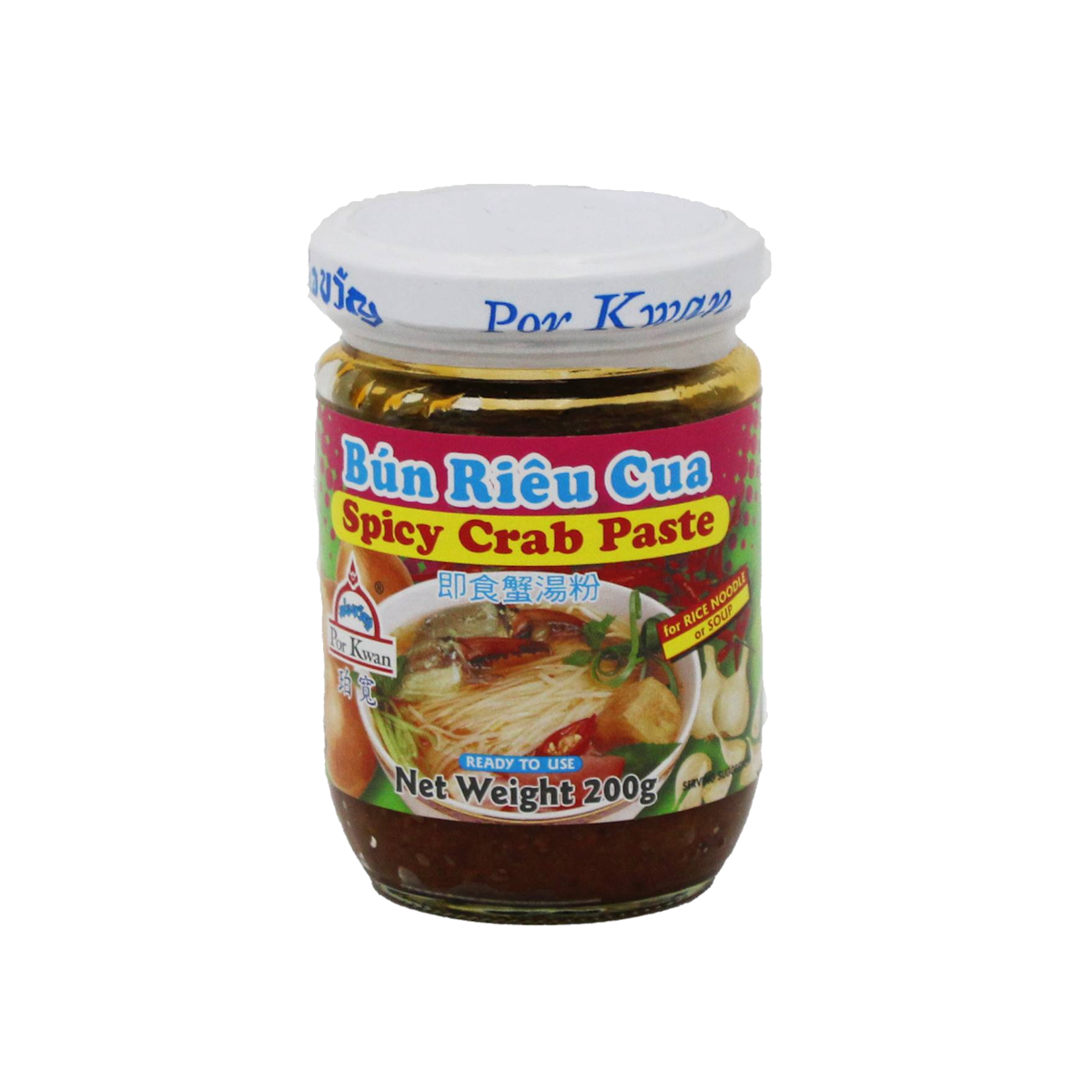 Por Kwan Spicy Crab Paste 200g - A&E Foodstore