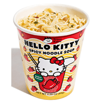 Prince Katsu Hello Kitty Instant Ramen Noodle Cup Spicy Flavor - A&E Foodstore