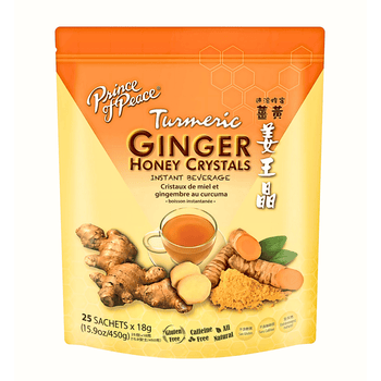 Prince of Peace Ginger Honey Turmeric Crystals 450g - A&E Foodstore