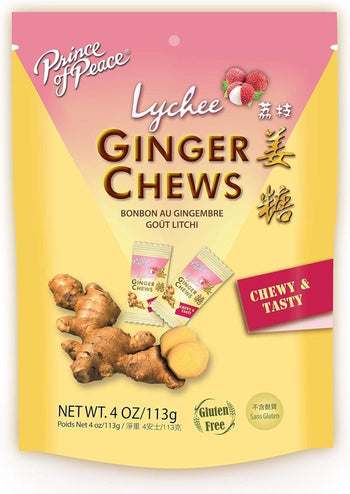 Prince Of Peace Lychee Ginger Chew 4oz - A&E Foodstore